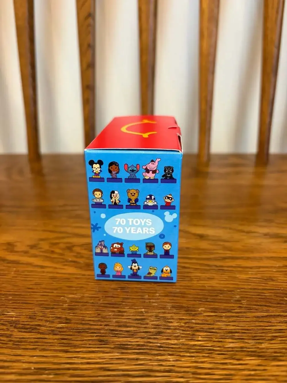 McDonald's Disney Disneyland Resort 70th Anniversary Happy Meal Box